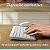 Combo Teclado e Mouse S/ Fio Logitech MK250 Bluetooth Branco - Imagem 2