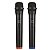 Kit 2 Microfones Profissionais Sem Fio Preto XC-MIC-W-19 - Imagem 4