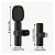 Microfone de Lapela Sem Fio Tipo C Usb C Preto OEX Android - Imagem 4
