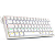 Teclado Mecanico Gamer Fizz Rainbow Branco Switch Azul 60% - Imagem 1