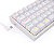 Teclado Mecanico Gamer Fizz Rainbow Branco Switch Azul 60% - Imagem 4