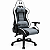 Cadeira Gamer Warrior Sense Elite Cinza e Branca Tecido - Imagem 1