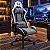 Cadeira Gamer Warrior Sense Elite Cinza e Branca Tecido - Imagem 2