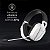 Fone Headset Gamer Sem Fio Balder Tri-Mode P3 Usb Branco - Imagem 7