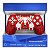 Controle Compatível Ps4 Pc Bluetooth Windows S/ fio Vermelho - Imagem 4