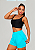 Shorts Duplo Fitness Feminino Elegance UV50+ Tiffany Fit Model - Imagem 1