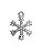 Pingente de Floco de Neve com Strass - Imagem 2