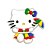 Aplique Emborrachado da Hello Kitty - Imagem 1