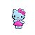 Aplique Emborrachado da Hello Kitty - Imagem 1