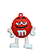 Pingente para Chaveiro M&M - Imagem 1