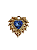 Pingente de Coração Strass - Imagem 1