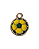 Pingente Bola de Futebol Brasil - Imagem 1