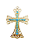 Pingente De Cruz Com Strass - Imagem 4