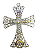 Pingente De Cruz Com Strass - Imagem 7