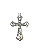 Pingente De Cruz Com Strass - Imagem 3