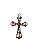 Pingente De Cruz Com Strass - Imagem 2