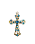 Pingente De Cruz Com Strass - Imagem 5