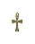 Pingente de Cruz Com Strass - Imagem 1