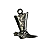 Pingente de Bota Country - Imagem 1