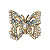 Pin para Crocs Borboleta - Imagem 1