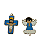KIT Cruz e Entremeio Azul - Imagem 1