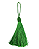 Tassel Seda Verde 10cm - Imagem 1