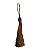 Tassel Seda Marrom 10cm - Imagem 1