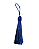Tassel Seda Azul Escuro 10cm - Imagem 1