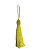 Tassel Seda Amarelo 10cm - Imagem 1