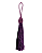 Tassel Seda Roxo 10cm - Imagem 1
