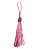 Tassel Seda Rosa 10cm - Imagem 1