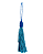 Tassel Seda Azul 10cm - Imagem 1