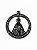 Pingente Nossa Senhora com strass - Imagem 2