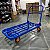 Carrinho Plataforma De Carga Portátil Dobrável Em Aço 550kg - Imagem 6