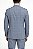 Terno Azul Claro Slim Fit Quadriculado Raffer - Imagem 3