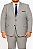 Terno Quadriculado Cinza Claro Plus Size - Imagem 1