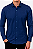 Camisa Vidutt azul marinho slim fit - Imagem 1