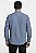 Camisa D’Relve Azul Listrada com Bolso - Imagem 2