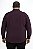 Camisa Social Plus Size Roxa Trabalhada - Imagem 2
