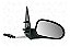 Retrovisor Gol Parati G2 95 96 97 98 4pts C Interno Esquerdo - Imagem 1