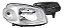 Farol Principal Uno Fiorino 15 16 17 18 19 Le Cromado - Imagem 3