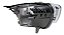 Farol Principal Ka 19 20 21 Le Titanium Preto Com Aro Cromad - Imagem 3