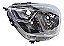 Farol Principal Ka 19 20 21 Le Titanium Preto Com Aro Cromad - Imagem 2
