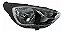 Farol Principal Ka 19 20 21 Ld Titanium Preto Com Aro Cromad - Imagem 1