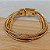 Pulseira canutilhos banhadas a ouro 6 fios - Imagem 1