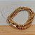 Pulseira de bolinhas banhado a ouro - Imagem 3