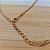 Colar canutilhos baa ouro com gota de zircônia - Imagem 3