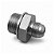 Conexão Hidráulica União Macho Reta JIC - 8 x BSP 1/2" Aço - Imagem 1