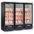 Cervejeira Refrigerador Expositor para Cerveja e Carne 3 Portas Vidro -6 a +3°C GCBC 1450 Preto - Imagem 5