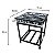Fogão Profissioanal 4 Bocas Industrial Ferro Fundido 2 Queimadores Duplos 30x30 Sebem - Imagem 6